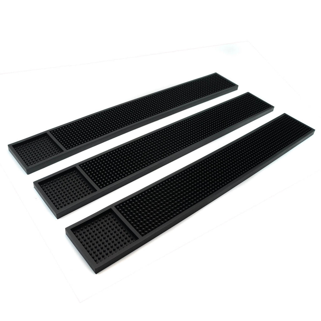 24x3.5 Rubber Bar Service Mat for Counter Top (Pack of 3) – BARsics