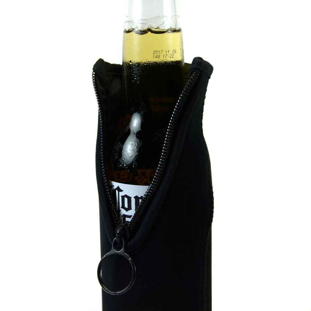 Beer Bottle Insulator Sleeve Pack of 4. Different Color. Zip-up Bottle  Jackets. Keeps Beer Cold and Hands Warm. Classic Extra Thick Neoprene with  Stitched Fabric Edges, Enclosed Bottom, Perfect Fit 